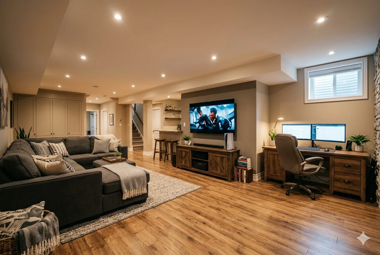 Laminate basement