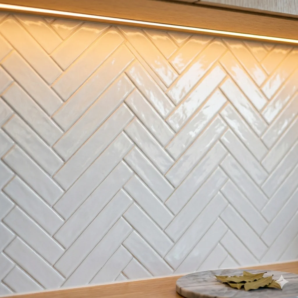 Tile backsplash