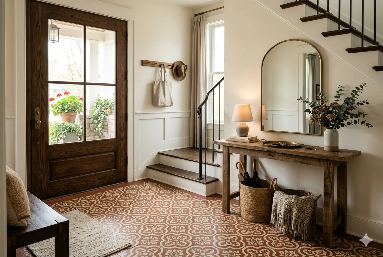 Tile entryway